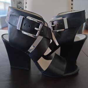 NEW MK Elegant Black Strappy Heels